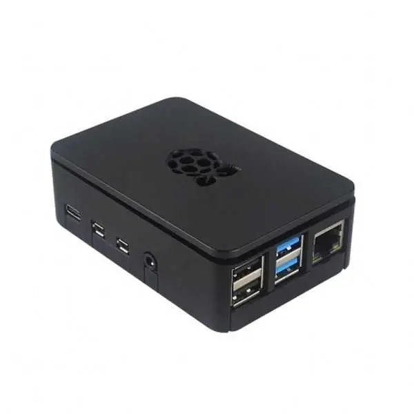 Raspberry Pi 4 Siyah Muhafaza Kutusu - 1
