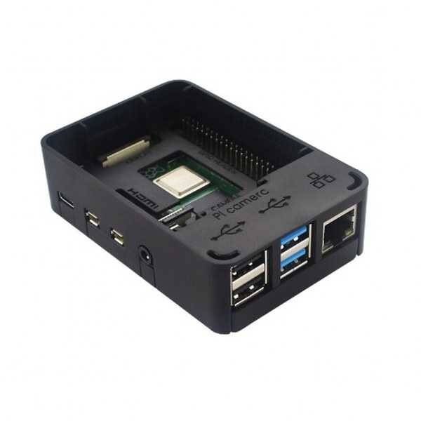 Raspberry Pi 4 Siyah Muhafaza Kutusu - 3