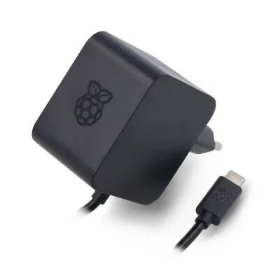 Raspberry Pi 5 27W USB-C Güç Adaptörü - Siyah - 2 data-big=