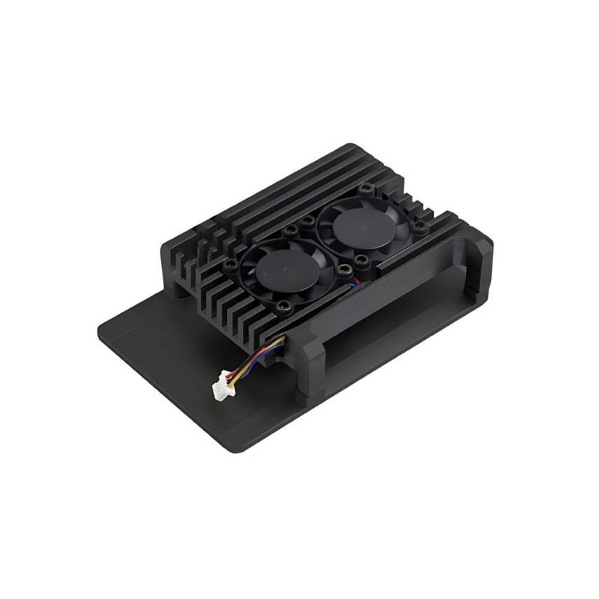 Raspberry Pi 5 Çift Fanlı Alüminyum Kasa - 5