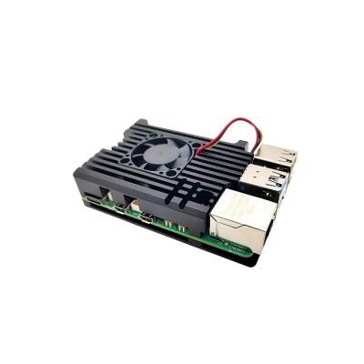 Raspberry Pi 5 Tek Fanlı Alüminyum Kasa - 1 data-big=
