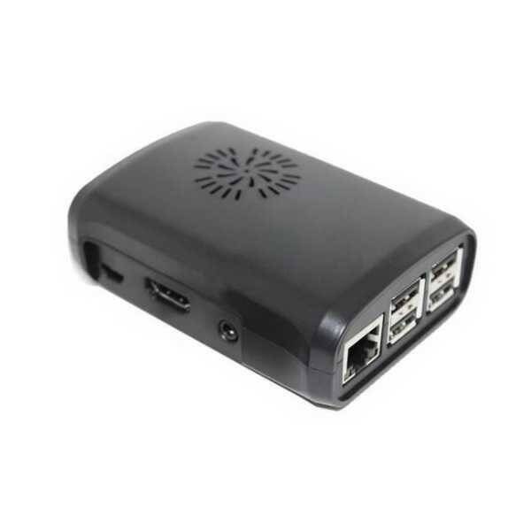 Raspberry Pi B+/2/3 Fan Case - Siyah - 2
