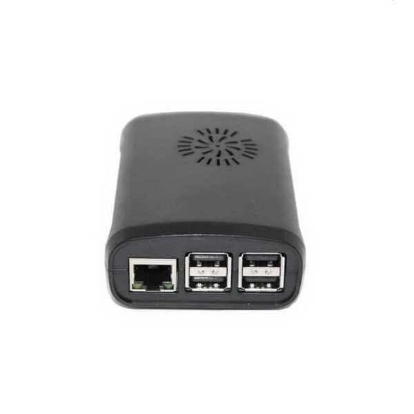Raspberry Pi B+/2/3 Fan Case - Siyah - 3