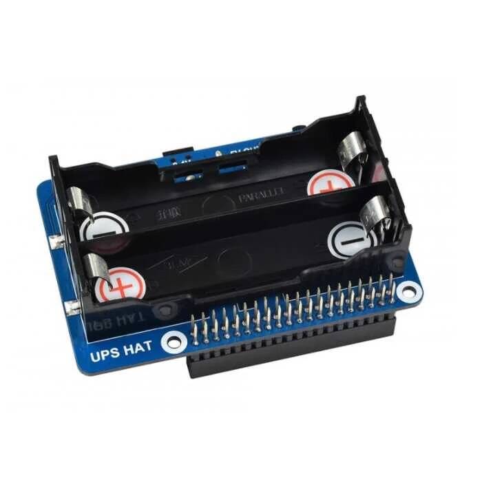 Raspberry Pi için Kesintisiz Güç Kaynağı(UPS)-18650 Pil Yuvası - 1