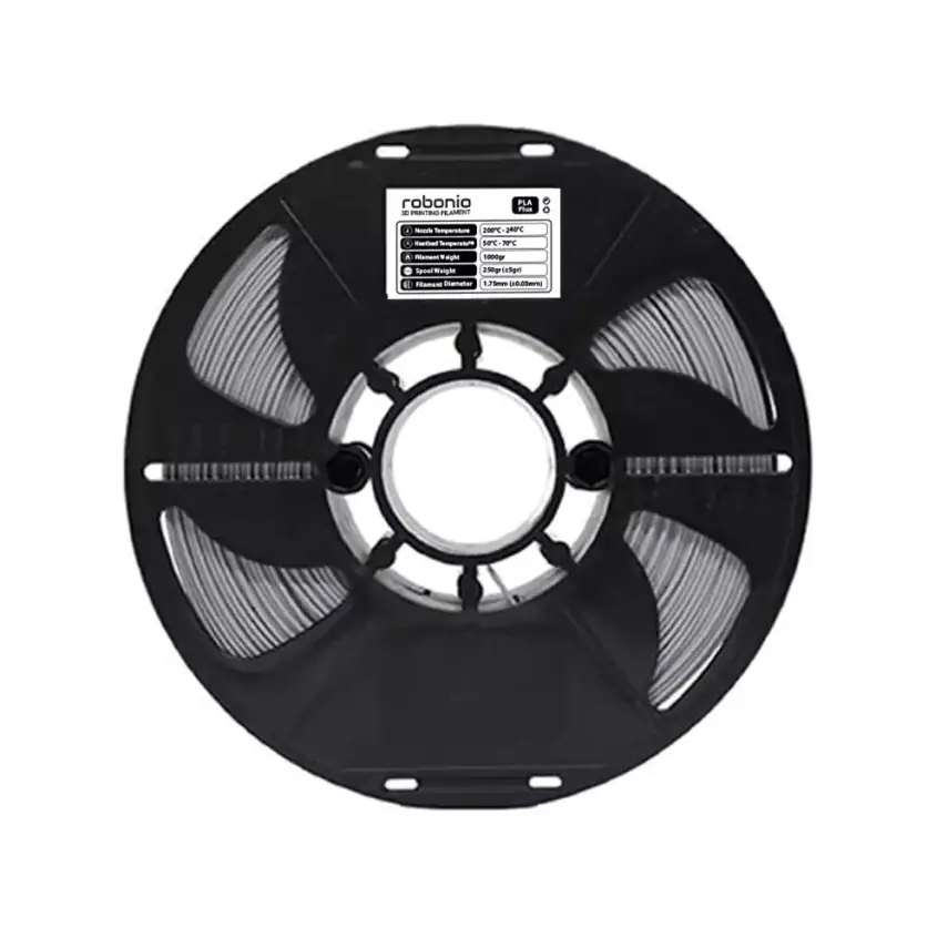 Robonio PLA Plus Filament Gri 1.75mm 1000gr - 1