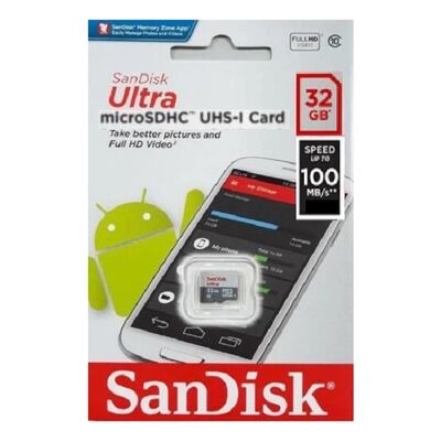 Sandisk Ultra 32Gb Class10 100MB/s MicroSD - 1