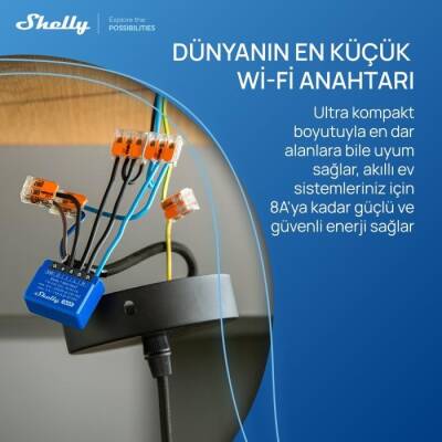 Shelly 1 Mini Gen3 Akıllı Röle - 2 data-big=