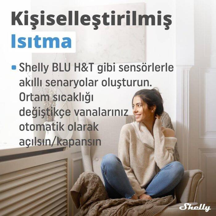 Shelly BLU TRV Akıllı Termostatik Radyatör Vanası - 5