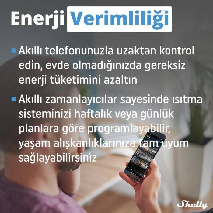 Shelly BLU TRV Akıllı Termostatik Radyatör Vanası - 7