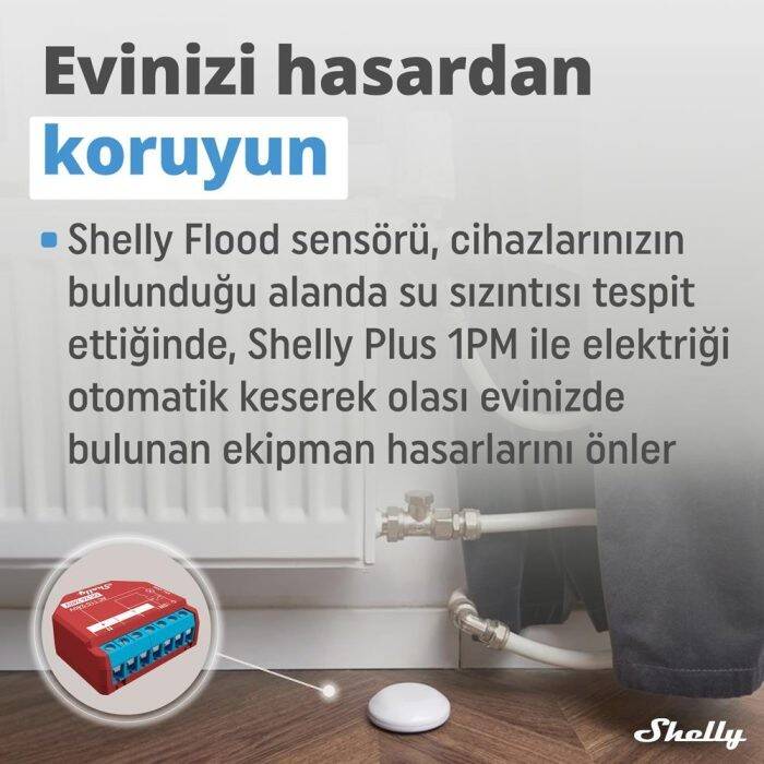 Shelly Flood Su Baskını ve Sıcaklık Sensörü - 5