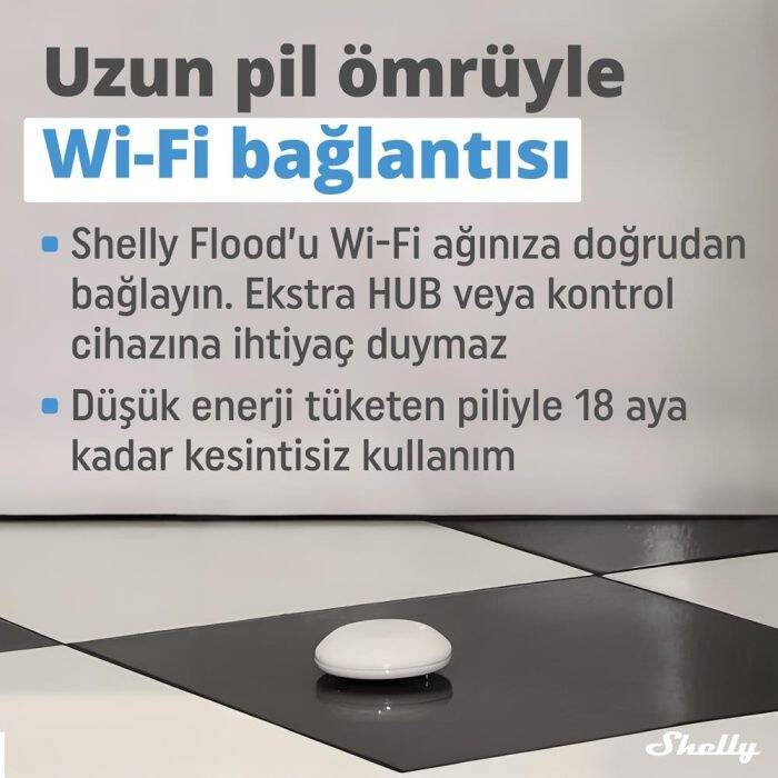 Shelly Flood Su Baskını ve Sıcaklık Sensörü - 7