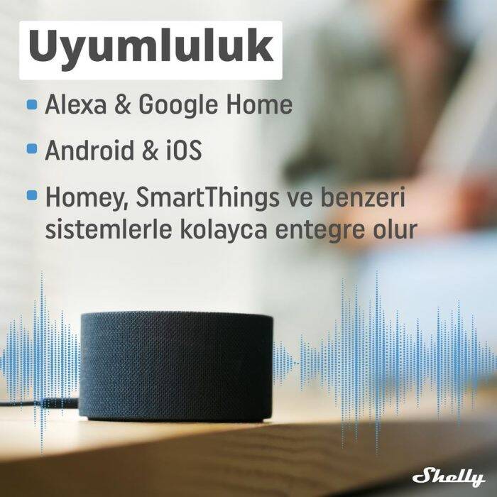 Shelly Plus 1 Wi-Fi ve Bluetooth Akıllı Röle - 5