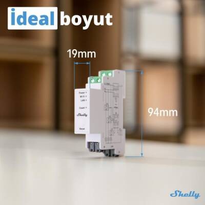 Shelly Pro 3EM 120A 3 Faz Enerji Ölçer - 2 data-big=