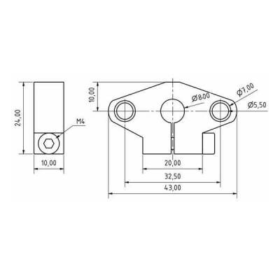 SHF8 Aluminyum Mil Tutucu - 8mm - 4 data-big=
