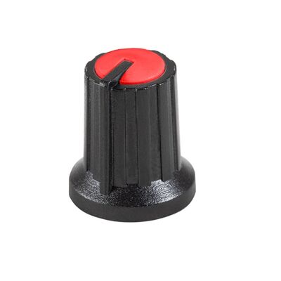 Siyah Potansiyometre Düğmesi (Kırmızı Başlı) - 1