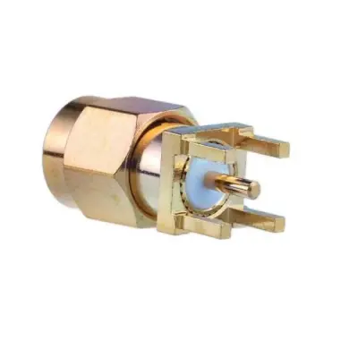 SMA Konnektör Düz Kenar PCB Jack- Erkek - 2 data-big=