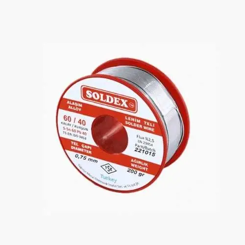 Soldex 0.75mm 200gr Lehim Teli - 1