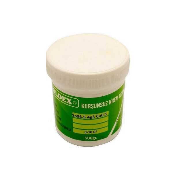 Soldex 500gr Kurşunsuz Krem Lehim - Sn99 Ag0.3 Cu0.7 - 1