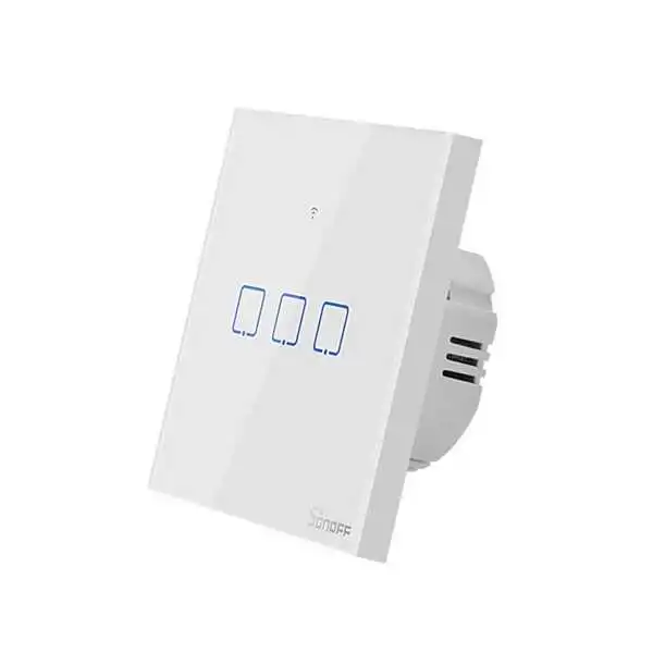 Sonoff Akıllı Ev - IOT - Sonoff TX-T0EU3C Dokunmatik 3'lü Wifi Işık Anahtarı
