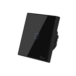 Kablosuz Modüller - Sonoff TX-T3EU1C Dokunmatik Wifi Işık Anahtarı - Siyah