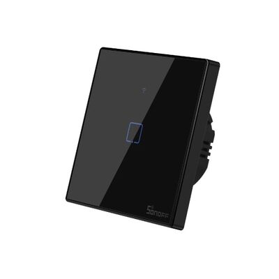Sonoff TX-T3EU1C Dokunmatik Wifi Işık Anahtarı - Siyah - 1