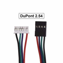 Step Motor Bağlantı Kablosu - Dupont 2.54 - 100cm - Thumbnail