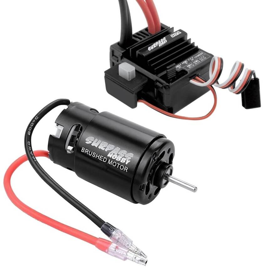 Surpass Hobby 550 27T Fırçalı Motor + 80A ESC - 1