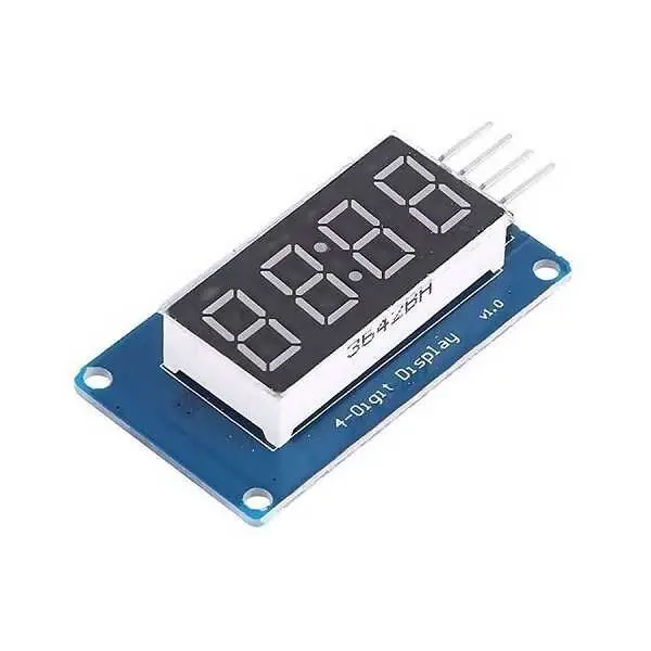TM1637 4'lü 7-Segment Kırmızı Display Modülü - 1