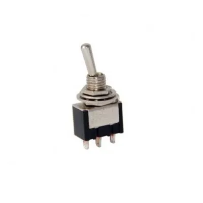Toggle Switch ON-OFF-ON Ø6mm MTS-103-Siyah - 1