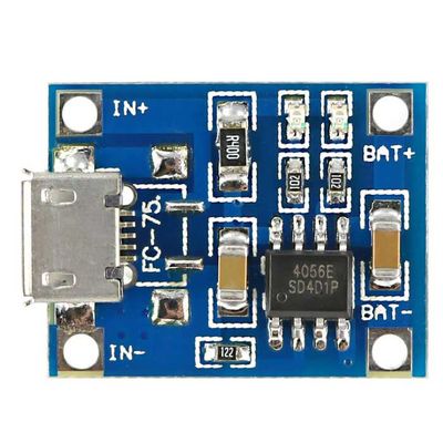TP4056 1A Lityum Sarj Modülü - Micro USB - 2