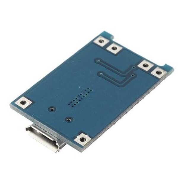 Şarj Devreleri - TP4056 Micro USB Korumalı Şarj Modülü