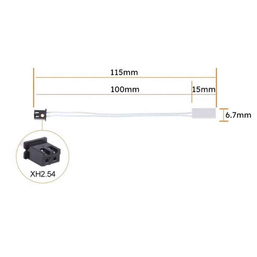 Trianglelab Bambu Lab X1 Serisi Seramik Isıtıcı ve Termistör Seti - 4