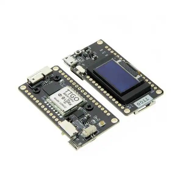 Arduino Tabanlı Geliştirme Kartları - TTGO LORA32 V2.0 868Mhz ESP32 LoRa OLED 0.96 inch LCD Ekran Bluetooth Wifi ESP32 Modülü