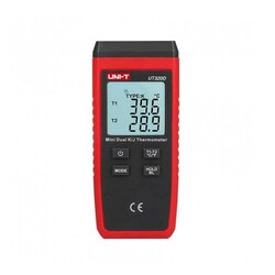 Unit UT 320D Mini Dijital 2 Kanal Termometre - Thumbnail