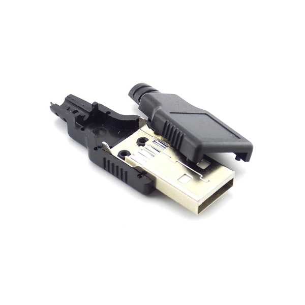 Jak - USB A Tipi Konnektör - Kapaklı