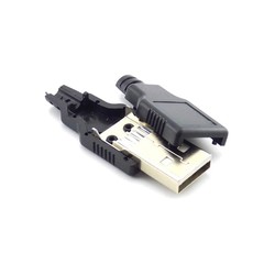 USB A Tipi Konnektör - Kapaklı - Robolink