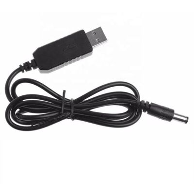 USB - Barrel Jack Voltaj Yükseltici - Giriş 5V- Çıkış 12V - 1