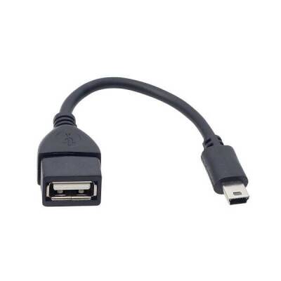 USB Dişi - Mini USB Data Kablosu - 15cm - 1 data-big=