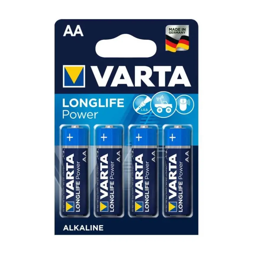 Varta 4906 Longlife Power AA Kalem Pil 4'lü - 1
