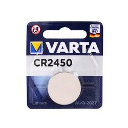  - Varta 6450 Professional Lityum CR2450 Pil