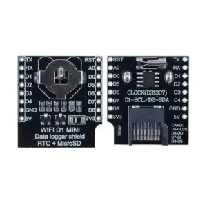 Wemos D1 Mini Data Loggar Shield RTC + MicroSD - 3