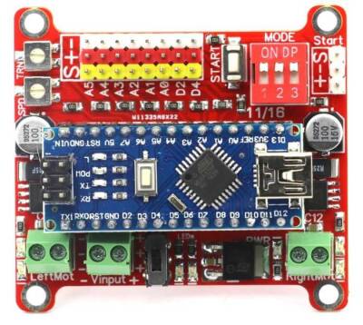 Wing Arduino Nano Robot Kartı (Çizgi İzleyen ve Minisumo Robot'a Özel) - 2 data-big=