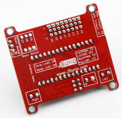Wing Arduino Nano Robot Kartı (Çizgi İzleyen ve Minisumo Robot'a Özel) - 3 data-big=
