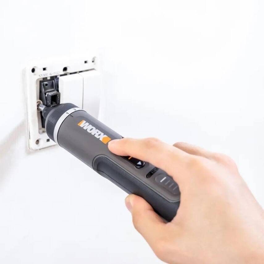 WORX Şarjlı Tornavida WX242 4V2Ah Li-ion Akıllı Tork Ayarlı + 30 Adet Bits Uç - 5