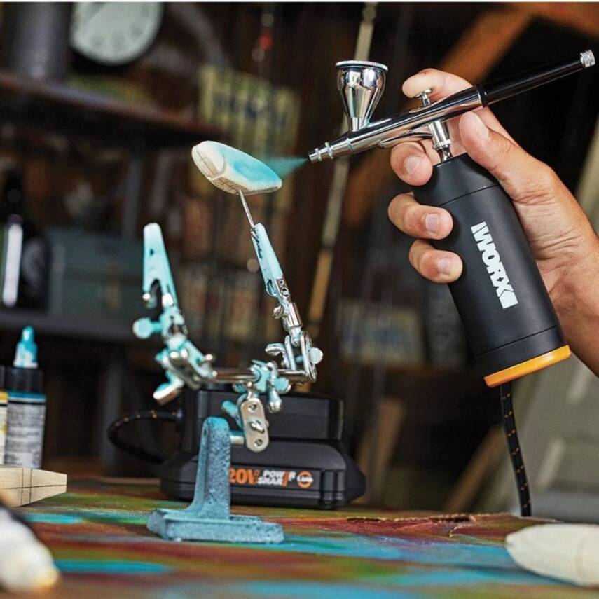 WORX WX742.9 MAKERX 20V Profesyonel Mini Air Brush Boya Tabancası - 3