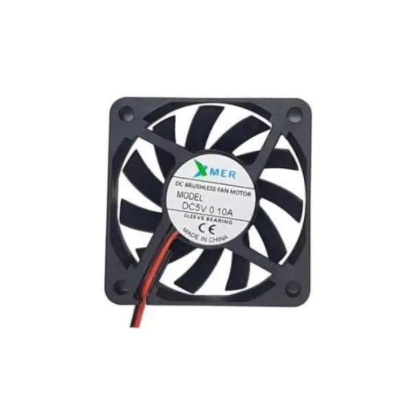 XMER 5V DC 2 Kablo Fan 50x50x10mm - 1